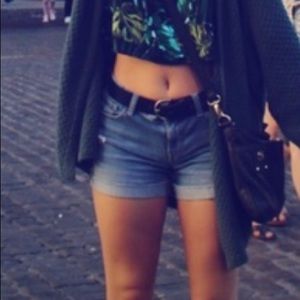 Express jean shorts